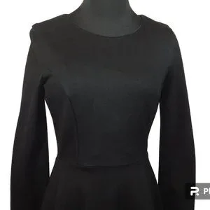 knee length dresses for ladies Petite Black Siobhan Jersey Mini Dress